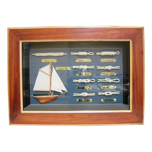 Knotentafel hinter glas - knotentafel,