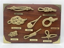 Knotentafel Deko Maritim