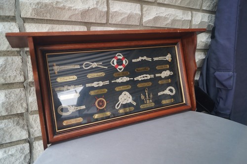 Gepflegte maritime knotentafel - maritime,