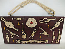 Knotentafel Holztafel mit 13