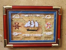 Maritime Deko Knotentafel ca