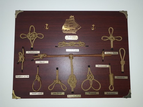 Knotentafel maritim echtholz - maritim,